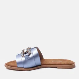 bagatt Women Embellished Slip-On Flat Sandals image 3