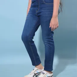 crimsoune club Girls Mid-Wash Skinny Fit Jeans image 3