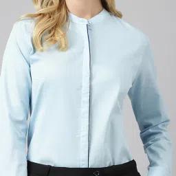 hancock Women Regular Fit Cotton Shirt image 3