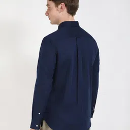 tommy hilfiger Men Regular Fit Shirt with Logo Embroidery image 3