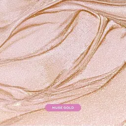 makeup revolution Metallic Muse Glitter Muse Eyeshadow - Gold image 3