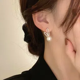 yellow chimes Stone-Studded Drop Earrings image 3