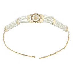 karatcart Gold-Plated Beaded Kamarband image 3