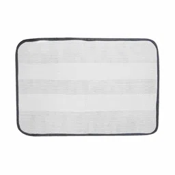 good homes 1800 GSM Striped Antiskid Bath Mat 19" x 13" image 3