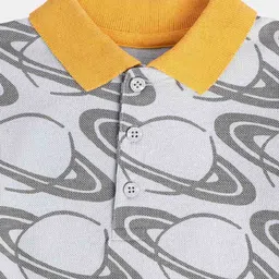 mini klub Printed Regular Fit Polo T-Shirt image 3