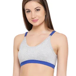 clovia Women Low Impact Cotton Non-Padded Non Wired Sports Bra image 3