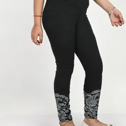 indiweaves Pack of 2 Floral Print Leggings image 3