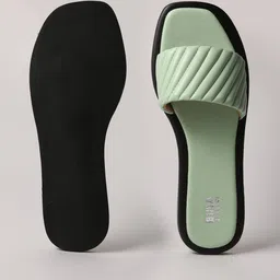 buda jeans co Quilted Open-Toe Sandals image 3