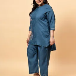 bani women Women Embroidered 2-Piece Tunic & Pants Set image 3