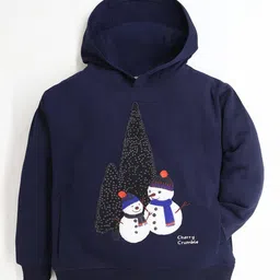 cherry crumble by nitt hyman Boys Regular Fit Hoodie with Kangaroo Pocket image 3