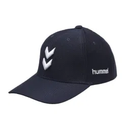 hummel Men Logo Embroidered Baseball Cap image 3
