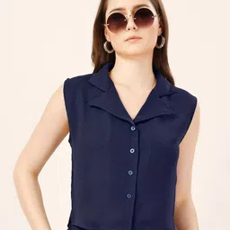 fashfun clothing V-Neck Top with Sleeveless image 3