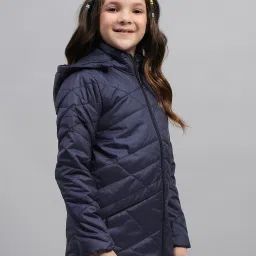 monte carlo Girl Zip-Front Quilted Hoodie image 3