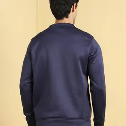 allen solly Men Regular Fit Graphic Print Sweatshirt image 3