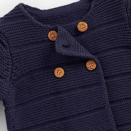mothercare Patterned-Knit Cardigan with Button Fastening image 3