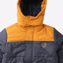 yb dnmx Colorblock Puffer Hoodie image 3