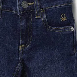 united colors of benetton Mid-Rise Washed Slim Fit Jeans image 3