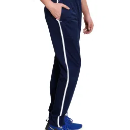 t t Track Pants with Contrast Taping image 3