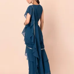 indya Women Ruffled Ready to Wear Saree image 3