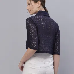 style quotient Abstract Short Shrug image 3