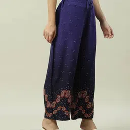 biba Paisley Print Palazzo with Drawstring Waist image 3