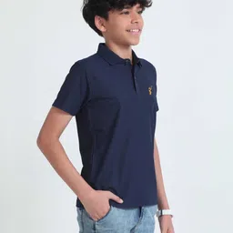 stellers Boys Regular Fit Polo T-Shirt with Embroidered Logo image 3