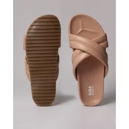 buda jeans co Flat Sandals with Criss-Cross Straps image 3