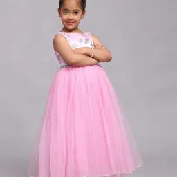 toy balloon kids Girls Embellished Fit & Flare Dress image 3
