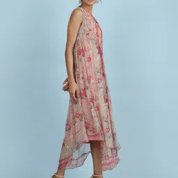 aarke ritu kumar Floral Print V-neck A-line Dress image 3