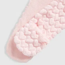 mothercare Girls Heart Pattern Hooded Scarf image 3