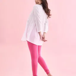 go colors Churidar Leggings with Elasticated Waistband image 3