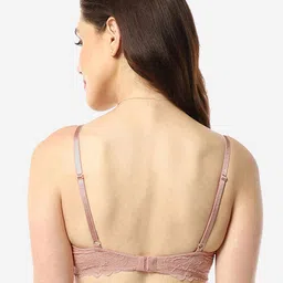 amante Lightly Padded Wired Demi Coverage Bridal Eternal Bliss Lace Bra image 3