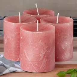 aromaticfables Set of 4 Scented Pillar Candles image 3