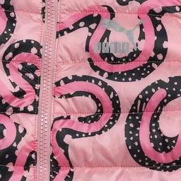 puma Girls Zip-Front Printed Jacket image 3