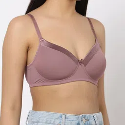 fig Padded Non Wired Fashion T-Shirt Bra TS01 image 3