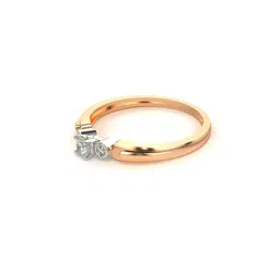 valanova Women Rose Gold Lab Grown Diamond Ring image 5
