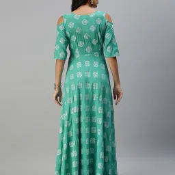 swishchick Block Print Maternity Fit and Flare Dress image 3