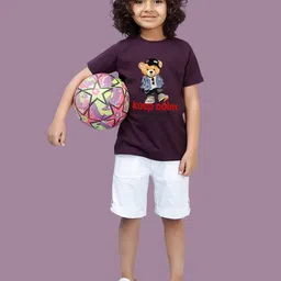 nusyl Boys Regular Fit Graphic T-shirt  image 3