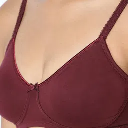 fig Non Padded Non Wired Cotton Soft Bra EC04 image 3
