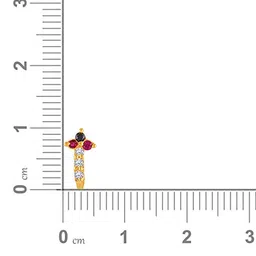 malabar gold & diamonds Yellow Gold Nose Pin for Women 22 k | 22k BIS Hallmark (916) Nose Stud for Women and Girls with Piercing image 5