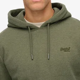 superdry Men Essential Regular Fit Hoodie with Logo Embroidery image 3