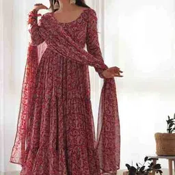 svaraa Women Embellished Gown Dress image 3