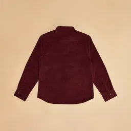yu by pantaloons Boys Regular Fit Shirt with Spread Collar image 3