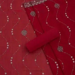 soch  Women Embroidery Unstitched Dress Material image 3