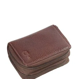 style 98 Textured Zip-Around Wallet image 3