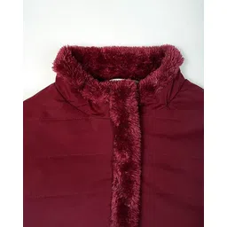 pampolina Girls Regular Fit Harrington Jacket with Patch Pockets image 3