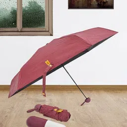 fabinaliv Waterproof 3-Fold Capsule Umbrella with Reinforced Frame image 3