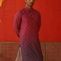 jompers Men Embroidery Long Kurta image 3