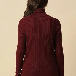 allen solly Women Turtleneck Pullover image 3