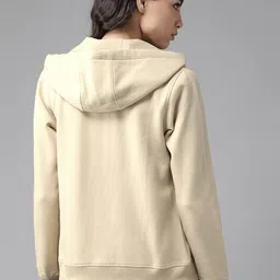 picpok  Women Regular Fit Zip Front Hoodie image 3